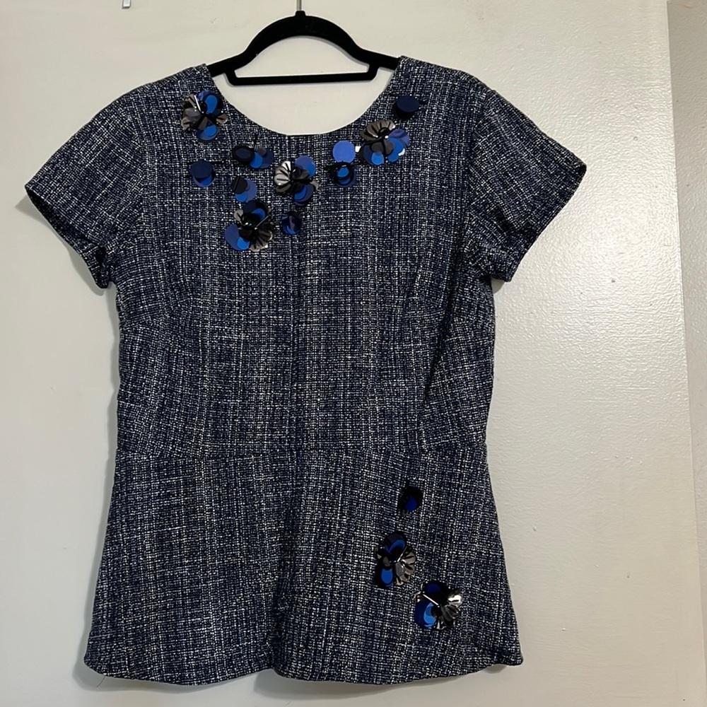 Banana Republic tweed top